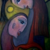 Marion Lucka: Demut, Öl, 50 x 70 cm (2004)