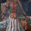 Marion Lucka: Braut, Acryl, 50 x 70 cm (1996)