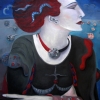 Marion Lucka: Rothaarige, 60 x 80 cm (2009)