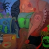 Marion Lucka: Andere Zeiten, Öl, 60 x0 cm (2004)