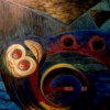Marion Lucka: Angriff, Öl, 70 x 80 cm (1993)