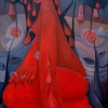 Marion Lucka: Ölgemälde, Blutfrau, 60 x 80 cm (2005)
