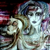 Marion Lucka: Frauen, Aquarell (1975)