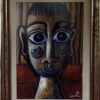 Marion Lucka: Kind, Mischrechnik, 15 x 20 cm (1996)