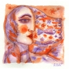 Marion Lucka: Novemberwind, Aquarell (2015)