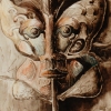 Marion Lucka: Aquarell "Schmettering" 20 x 30 cm (1988)