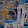 Marion Lucka: Aquarell " Winter" 20 x 30 cm (1996)