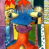 Marion Lucka: Zwiespalt, Aquarell (1992)