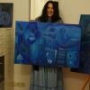 "Blaumachen" bei Augenoptik Schmidt zur 19. Kunstnacht 2019