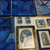 "Blaumachen" bei Augenoptik Schmidt zur 19. Kunstnacht 2019