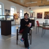 Ausstellungsaufbau in der Galerie im Bürgerzentrum Münchberg (Januar 2020)