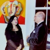 Marion Lucka: Ausstellung im Bürgerzentrum Münchberg. Im Gespräch mit Dr. Phil. Berbig (2001)