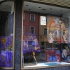 Fenster im ehemalige Dekado-Geschäft in Mrktredwitz (März 2018)