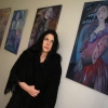 Marion Lucka: Ausstellungsaufbau, Galerie Brömse, Franzensbad (2013)