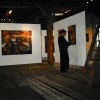 Ausstellungsaufbau in der Galerie im Gerstenboden Hof 1996
