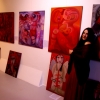 Marion Lucka: "Rote Bildergeschichten" im Modewerk-Viania Dessous zur Kunstnacht 2017