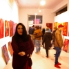 Marion Lucka: "Rote Bildergeschichten" im Modewerk-Viania Dessous zur Kunstnacht 2017