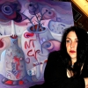 Marion Lucka: Stillleben mit dunklen Rosen (2010)