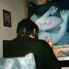 Marion Lucka: Das Bild Meditation ensteht... (1998)