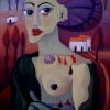 Marion Lucka: Karfreitag, Öl, 60 x 70 cm (2005)