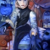 Marion Lucka: Mächtige, Öl, 70 x 100 cm (2010)