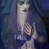 Marion Lucka: Schwarze Madonna, Öl, 60 x 80 cm (2009)