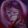 Marion Lucka: Tief, Öl, 60 x 80 cm (1998)