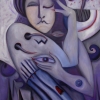 Marion Lucka: Weiße Frau, 70 x 100 cm (2015)
