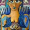 Marion Lucka: Engel, Öl, 40 x 50 cm (2004)