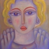 Ölgemälde " Blonder Engel" 20 x 30 cm (2019)