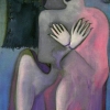 Marion Lucka: Festgehalten, Öl, 30 x 45 cm (2010)