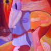 Marion Lucka: Frühlingsgesicht, Öl, 60 x 80 cm (2006)