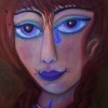 Marion Lucka: Ölgemälde "Maifrau 3" 30 x 40 cm (2019)