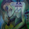 Marion Lucka: Frau trifft Frühlingsapfel" 70 x 100 cm (2017)