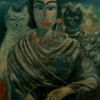 Marion Lucka: Freundschaft2, Öl, 100 x 120 cm (1998)