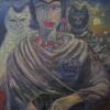 Marion Lucka: Ölgemälde "Freundschaft" 90 x 110 cm (1998)