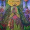 Marion Lucka: Gebet, Öl, 60 x 80 cm (2003)