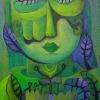 Marion Lucka: Grün, Öl, 50 x 70 cm (2013)