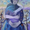 Marion Lucka: Großer Abschied, Öl, 60 x 80 cm (2013)
