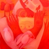 Marion Lucka: Hitze, Öl, 70 x 100 cm (2006)