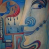 MMarion Lucka: Regen, Öl, 30 x 40 cm(1994)
