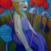 Marion Lucka: Sommerfest, Öl, 70 x 90 cm (2006)
