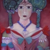 Marion Lucka: Sommerschöne, Öl, 70 x 100 cm (2013)