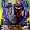 Ölgemälde "Blacksummer2"60 x 80 cm (2020)