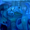 Marion Lucka: Tänzerinnen, Öl, 70 x 100 cm (2006)