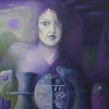 Marion Lucka: Widderfrau, 60 x 70 (1993)