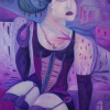 Marion Lucka: Ölgemälde, Witwe, 70 x 100cm ((2011)