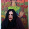Marion Lucka: Die Frau mit Hut im August im Garten ( Dezember 2015)