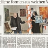 Bericht  von S. Meier , Frankenpost über die Ausstellung bei SelbKultur (6. Oktober 2018)