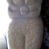 Marion Lucka: Katze, Sandstein 130 cm (1998)